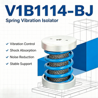 Isolateur de vibrations à ressort industriel LIVA-EP en alliage d'aluminium, résistant à la corrosion, amortisseur de bruit pour la conception graphique