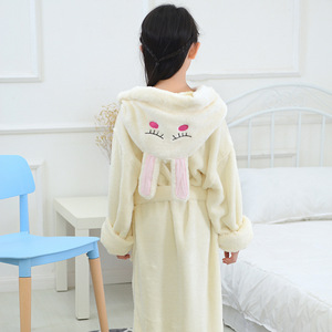 Lucky Child Hooded Terry <strong>Robe</strong> Happy Bath Time Baby Boy Girl Cotton <strong>Waffle</strong> Bath <strong>Robes</strong> for Spa - Product Image 5