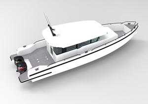 Yacht de Luxe de 11,6 m en <span class=keywords><strong>Aluminium</strong></span> Entièrement Soudé, <span class=keywords><strong>Bateau</strong></span> Cabine, <span class=keywords><strong>Pêche</strong></span> Walk Around, Loisirs, à Vendre - Product Image 3