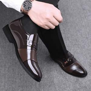 Zapatos de Vestir Formales de Cuero para Hombre 2026, Estilo Oxford, Transpirables, Casuales, Versátiles, con Suela Suave, Negros, para Novio, Padrino de Boda - Product Image 2