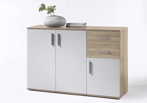 Cassettiera in Legno 120 X 82 X 35 Cm, Disponibile in Vari Colori, Perfetta per Soggiorni, Ingressi o Camere <span class=keywords><strong>da</strong></span> Letto - Product Image 5