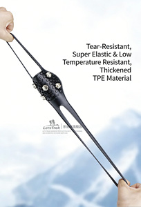 <span class=keywords><strong>Crampons</strong></span> à glace en acier inoxydable pour bottes de randonnée, sans <span class=keywords><strong>crampons</strong></span>, légers, avec <span class=keywords><strong>sac</strong></span> pour l'escalade sur neige - Product Image 2