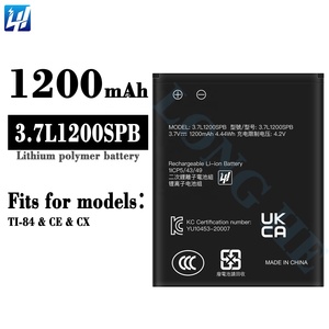 Oplaadbare batterijen 3.7V 1200mAh 3.7L1200SPB voor Texas Instruments TI-84 CE CX - Product Image 2
