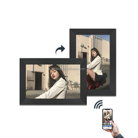 Bingkai Foto Digital WiFi 10.1" HD IPS Layar Sentuh Putar Otomatis Kecerahan Dapat Disesuaikan Bagikan Foto Video Melalui Frameo Grosir