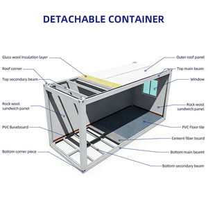 Meilleure maison préfabriquée en acier léger antisismique, détachable, à montage rapide, préfabriquée, mobile, pour entrepôt de construction - Product Image 2