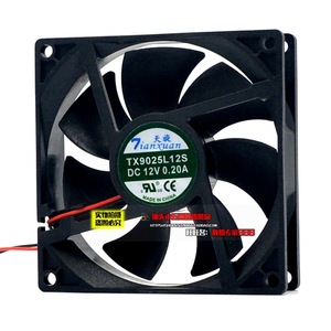 พัดลมระบายความร้อน Tianxuan ขนาด 90x90x25 มม. 12V 0.20A DC สำหรับเคสคอมพิวเตอร์ - Product Image 2