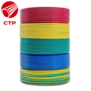 Usine de fil électrique isolé haute puissance 6mm2 directement du Vietnam avec isolation en PVC pour la climatisation centrale en cuivre nu - Product Image 6