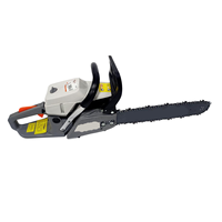 Tronçonneuse à essence UM 5200, démarrage facile, barre et chaîne de 16 pouces 3/8, accessoires complets pour la coupe du bois