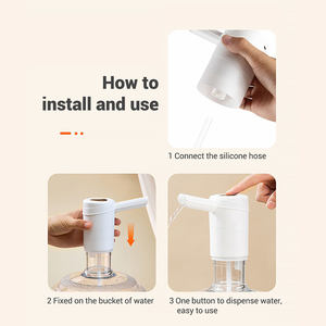 Pompa erogatore acqua portatile USB ricaricabile bottiglia elettrica per bere pompa automatica casa ufficio dispositivo di acqua <span class=keywords><strong>Dispenser</strong></span> - Product Image 6