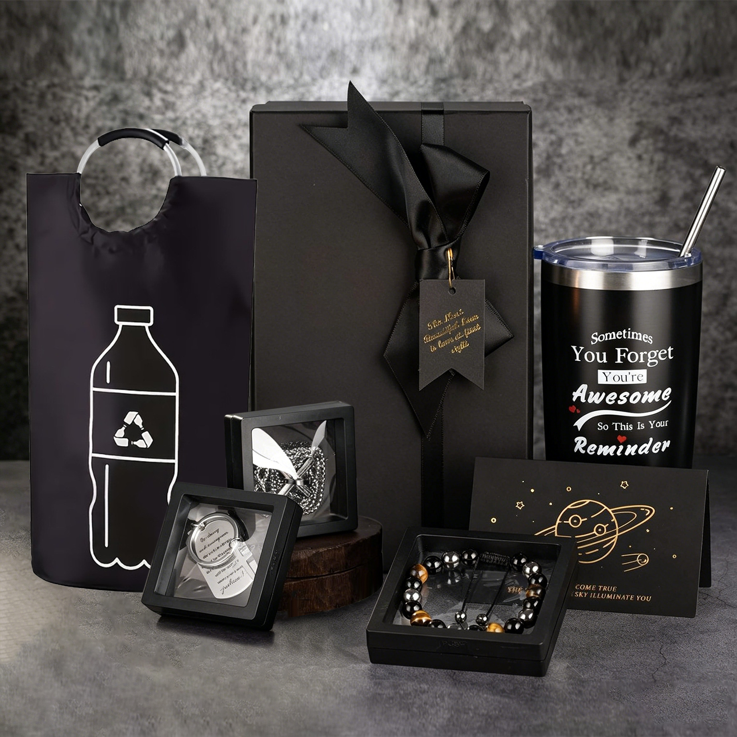 Personalized Men Gift Set Home Office Gifts for Men Male Retirement Gifts Unique Birthday Men Spa Care Package Presents for Dad