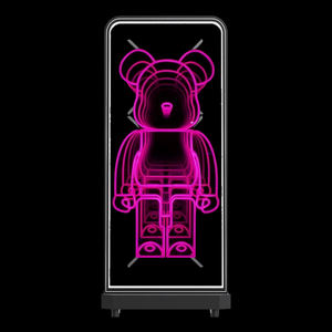 Ventilateur d'hologramme <span class=keywords><strong>3D</strong></span> de 65cm Kit de mur vidéo 1x3 Installation facile pour un grand affichage publicitaire holographique Halloween/Noël/Nouvel An - Product Image 2