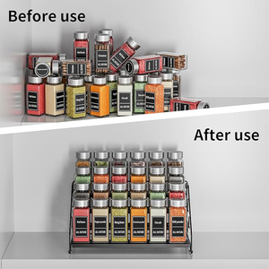 <span class=keywords><strong>Portaspezie</strong></span> Salvaspazio in Acciaio Inox per Cucina, Organizzatore per Utensili e Spezie a Prezzo all'Ingrosso - Product Image 6