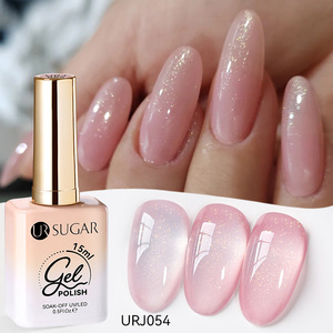 เจลทาเล็บ UV สีใสเจลสีนู้ดติดทนนานเป็นมิตรต่อสิ่งแวดล้อมไม่เป็นพิษ15มล. ยาทาเล็บสีเจลลี่ - Product Image 6