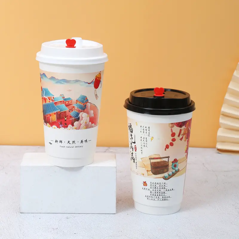 Pe Coated Soda Cold Drinks Single Wall Party Disposable Paper Cups For Juice Disposable Cold Drinking Paper Cup