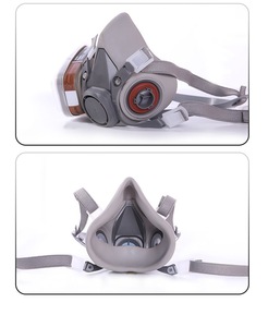 عرض حصري: قناع تنفسي نصف وجه 6200 مع فلتر للهواء والغازات - Product Image 3