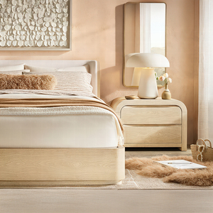 OSLO doppio telaio <span class=keywords><strong>letto</strong></span> in rovere francese in <span class=keywords><strong>legno</strong></span> massello dalla cina RH Factory Direct-RH Oslo tessuto <span class=keywords><strong>letto</strong></span> - Product Image 3