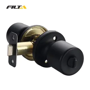 Filta Stainless Steel Ball Door Knob Lock Set Cylindrical Round Bathroom Door Handle Cylinder Lock With Factory Price