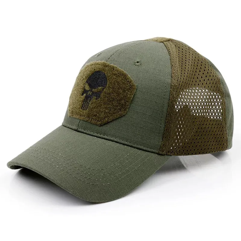 Embroidered Skull Frog Uniform Camouflage Tactical Baseball Cap Hiking Hats Camouflage Baseball Caps