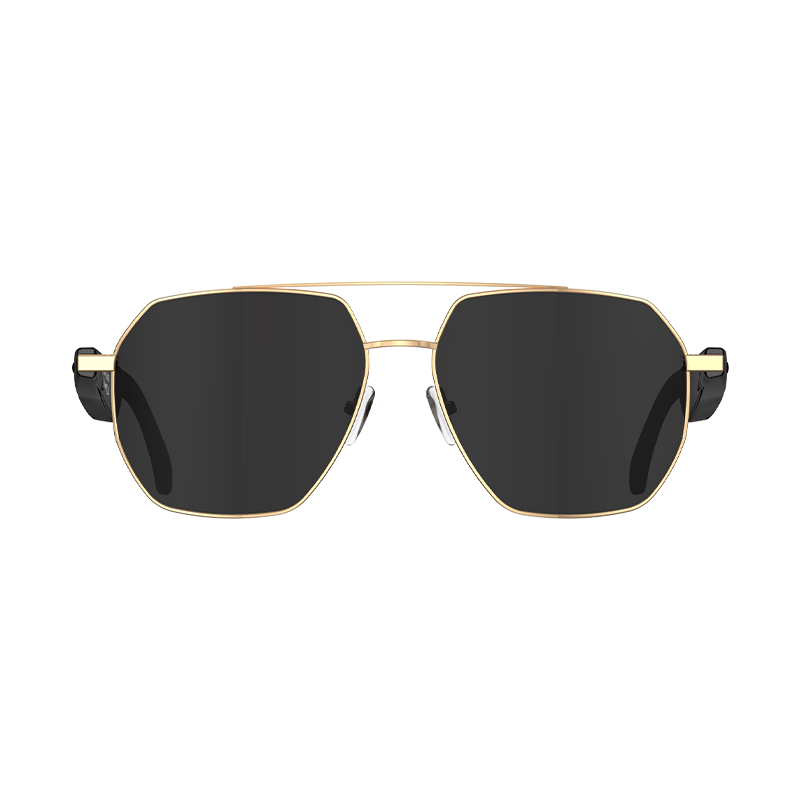 2025 W100C Outdoors Smart Glasses Wearable Headset with ChatGPT Real-time Translation BT Speaker Waterproof Smart Sunglasses