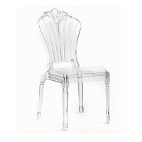 Chaise Chiavari en acrylique transparent empilable, chaise transparente en cristal pour mariage, banquet, hôtel, restaurant, événement, fête, mobilier