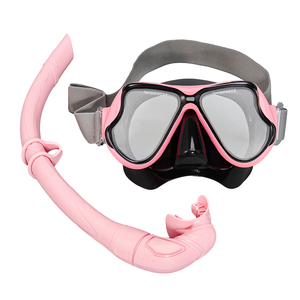 Model 1900 High-Definition Anti-Fog Men's Adult Diving Mask Fully Dry Snorkel Gear New Knitted Silicone Head-Mounted - Product Image 4