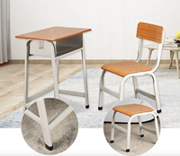 Meubles d'école maternelle en bois modernes et durables - Ensemble table et chaise pour enfants pour la salle de classe et le bureau à domicile