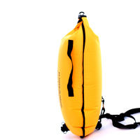 Bouée de natation gonflable personnalisée avec logo professionnel, 28L, en nylon imperméable, flotteur de sécurité pour eaux ouvertes, triathlon, adultes, hommes, femmes