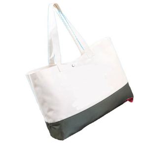 Heat Transfer Sublimation Heavy Cotton <b>Canvas</b> <b>Beach</b> Cloth Tote Grocery Shopping Bag Eco Bag Tote with Zipper - Product Image 3