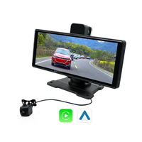 Reproductor de DVD para Auto con Pantalla Táctil Inalámbrica de 10.26 Pulgadas de Alta Calidad, Compatible con Carplay y Android Auto, con Función Mirror Link