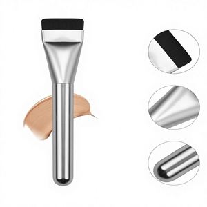 Premium Fast Flawless Flat <b>Foundation</b> Brush Comfortable Handle Liquid Makeup Concealer Face Cosmetics Masks Used with Eyeliner - Product Image 4