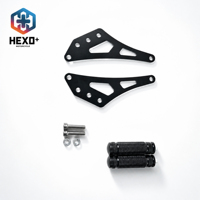 Repose-pieds HEXO Stunt Foot Lock pour Sur Ron Light Bee - Nouveaux repose-pieds avant découpés au laser personnalisables en stock