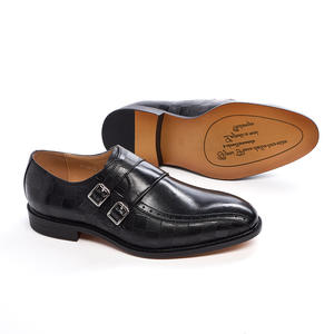 Brook Embossed British Business Casual Leather <b>Shoes</b> Glossy Thick <b>Soles</b> Enhanced Handcrafted Color-Painted Men's Autumn Leopard - Product Image 5