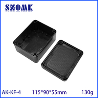115*90*55mm vis de boîtier en plastique Abs capuchon étanche bande de joint en silicone étanche boîtier électrique Pcb