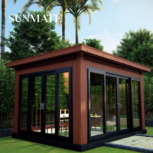 Véranda en aluminium, jardin <span class=keywords><strong>d</strong></span>'hiver, terrasse, toit de véranda, solarium 4 saisons, couverture de patio, véranda autoportante, installation facile - Product Image 3