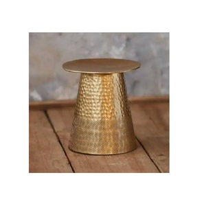 Juego de Mesa de Centro de Metal Martillado Moderno, Muebles Contemporáneos para Sala de Estar, Forma Redonda, Diseño Hecho a Mano, Color Personalizado - Product Image 4