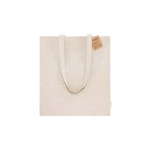 Bolsas de Tela Promocionales Clásicas Ecológicas de Algodón Reciclado con Impresión Digital, Asa de 70cm, 260 G/m2, Cierre Superior de Malla, para Uso Diario - Product Image 4