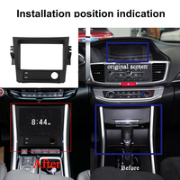 Penhui Hi-Fi 12,3 pulgadas DVD de coche para Honda Accord 9 2014-2017 DSP reproductor Multimedia Android 10,0 CarPlay 2 Din