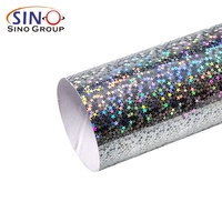 Vinilo de Corte Gráfico Holográfico Láser Arcoíris Cromado SINO