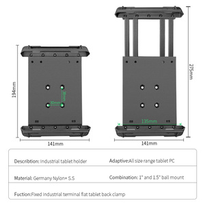 Soporte Universal Giratorio de 360 Grados para Coche y Escritorio para Tablet Industrial, Soporte para Tablet/iPad VIN-PBJ-04 - Product Image 2