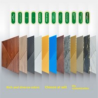 Panneau mural 3D en PVC imperméable et anti-moisissure pour usage domestique et commercial, motif grain de bois, idéal pour les nouveaux murs de fond chinois - Vente en gros