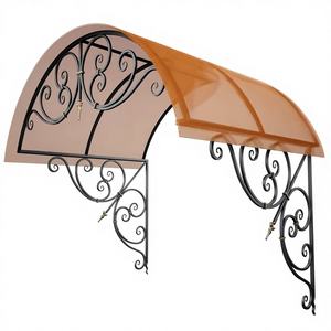 Auvents et corniches en métal pour la décoration extérieure des maisons, taille personnalisable, revêtement en poudre, inspiré de la nature - Product Image 1