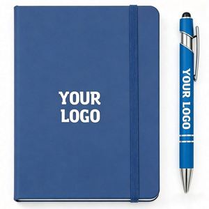 Promo Business Gift Factory Custom Planner A5 with Elastic Strap Journal Diary Notebook Hard <b>Cover</b> Printed Logo Diary Notebook - Product Image 1