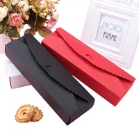 Emballage de luxe biodégradable, écologique et recyclable pour cadeaux, artisanat, avec logo personnalisé et impression à chaud, pour aliments cuits, biscuits et snacks
