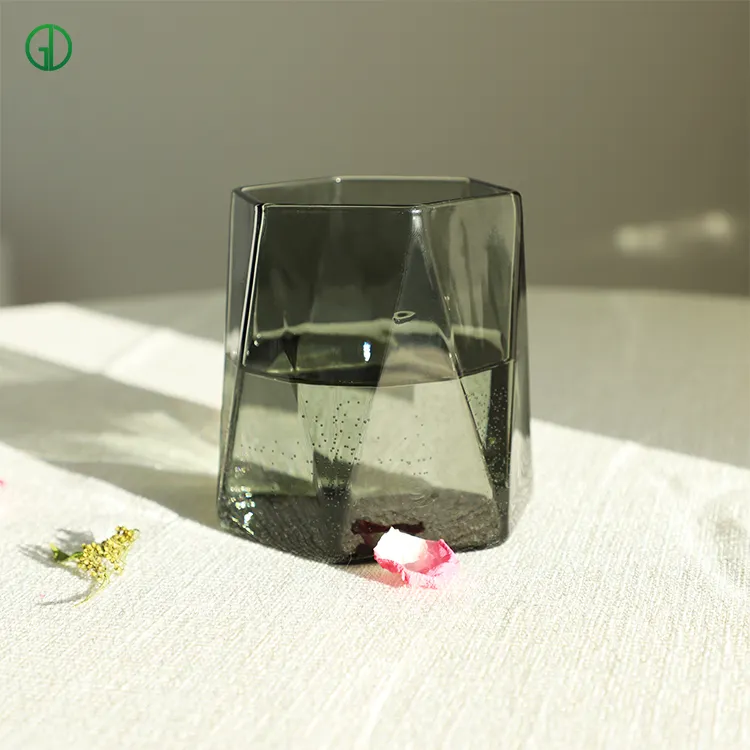 350ml transparente customizável preto diamante copo borosilicato vidro água potável café copos coloridos vidro chá copos canecas