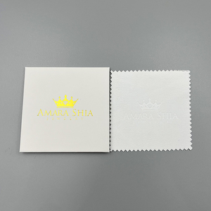 Anti Tarnish Silver Jewelry Cleaner Silver Polishing Cloth With Paper <b>Envelope</b> Packed - Product Image 2