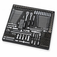 421 Pcs Professional CR-V Socket Wrench Set EVA Tray Ratchet Tool Kit Hardware Repair Assortment