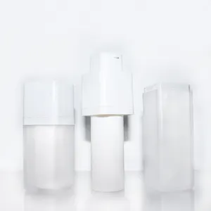 Benutzer definierte leere Acryl-Sprüh flasche 15ml 30ml 50ml Serum Twist Vacuum Kosmetische Lotion Airless Pump Plastik flasche