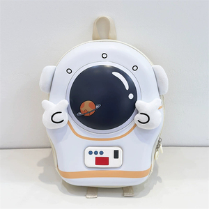 Sac à dos scolaire pour enfants, motif astronaute mignon, avec fonction lumineuse, grande capacité, en tissu Oxford imperméable et maille respirante en EVA - Product Image 5