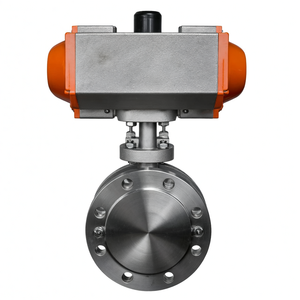 Vanne papillon pneumatique à bride rigide en acier COVNA pour commande urgente, pour le contrôle de l'eau, de l'air, du gaz, du liquide et de la vapeur, actionneur pneumatique - Product Image 3