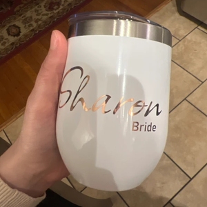 Gobelet à vin isotherme en acier inoxydable de 12 oz, finition arc-en-ciel électroplaquée de qualité supérieure, verre à vin sans pied avec couvercle - Product Image 5